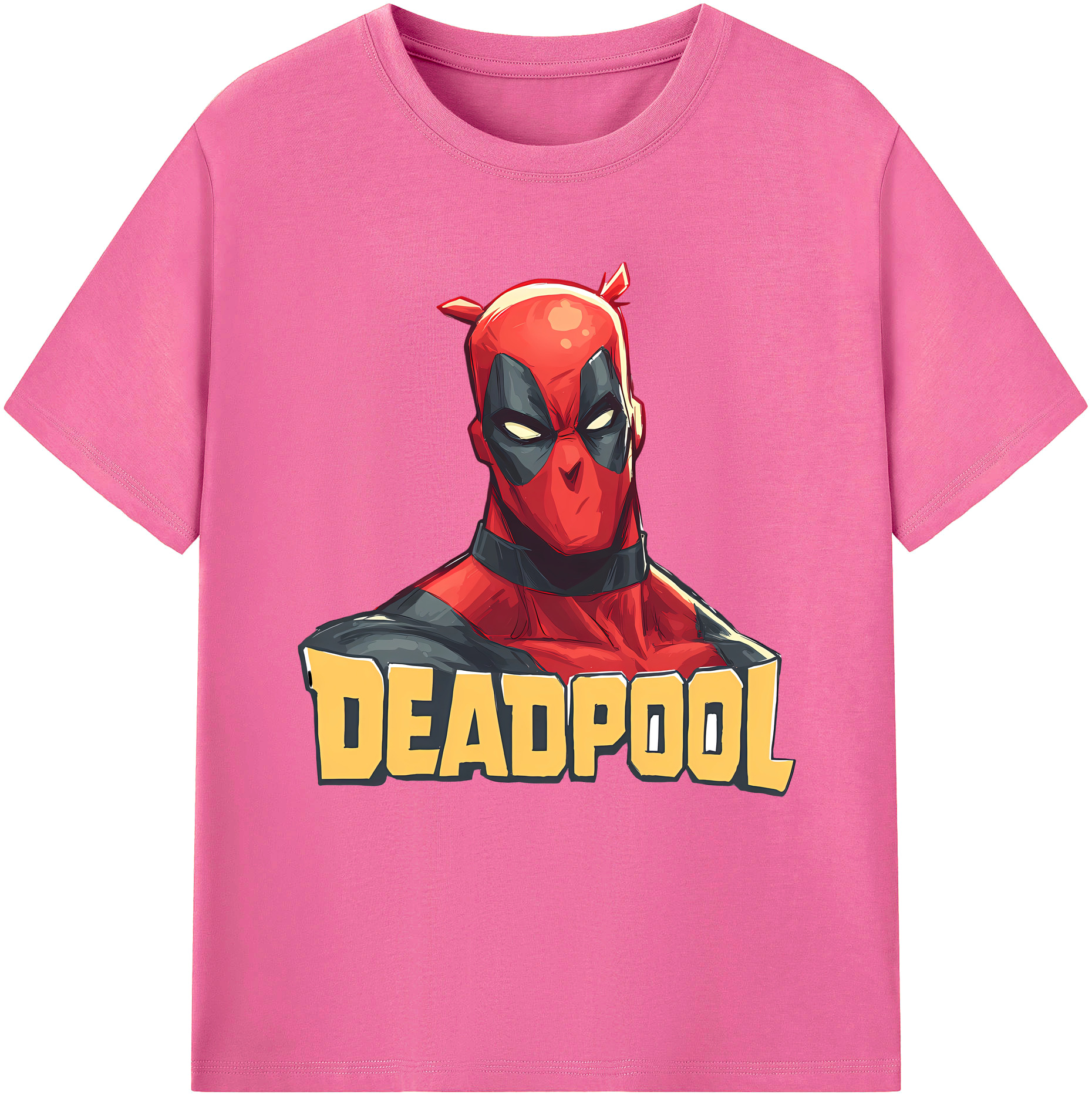 （画像用） Deadpool デッドプール レディースカジュアルプリントTシャツ（綿100％）